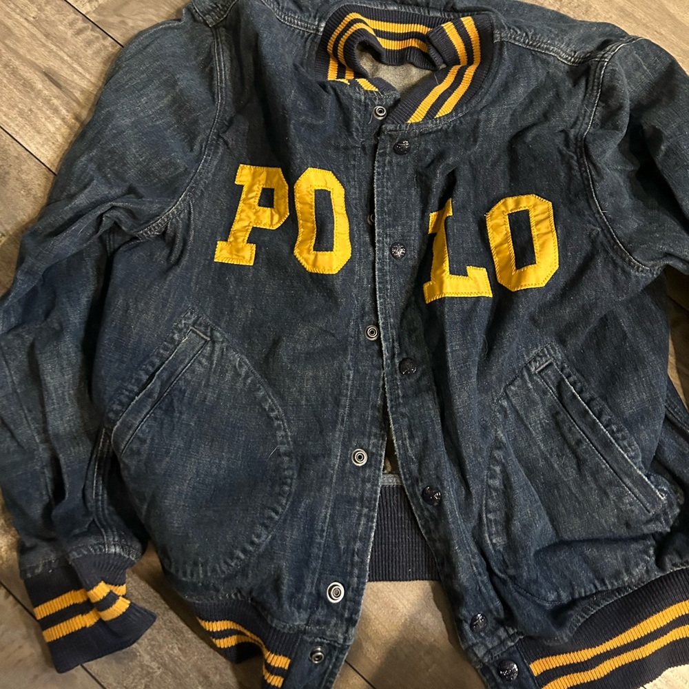 Polo varsity jacket denim